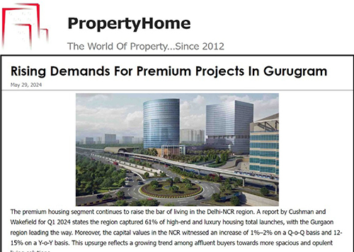 Rising Demands For Premium Projects In Gurugram