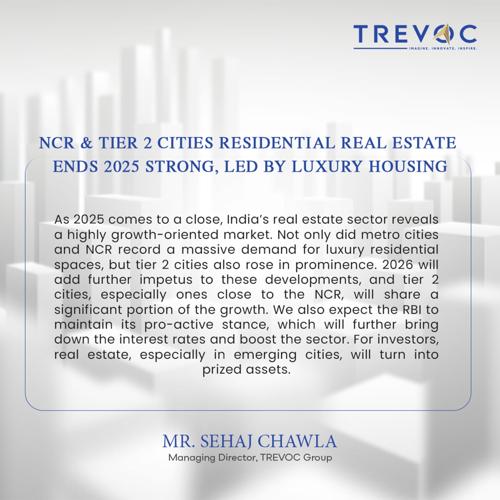 NCR Residential Real Estate Ends 2025 Strong, Led by Luxury Housing